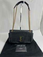 Load image into Gallery viewer, Saint Laurent YSL Black Patchwork Crossbody Bag