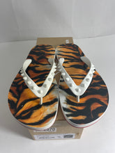 Load image into Gallery viewer, Christian Louboutin Spike Leopard Print Flip Flops