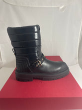 Load image into Gallery viewer, Valentino Garavani Calfskin Rockstud Combat Boots