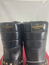 Load image into Gallery viewer, Valentino Garavani Calfskin Rockstud Combat Boots