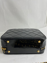 Load image into Gallery viewer, Chanel Vintage 1990s Lunch Box Black Patent Leather Handbag