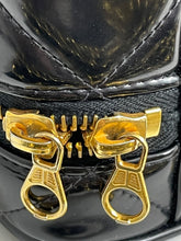 Load image into Gallery viewer, Chanel Vintage 1990s Lunch Box Black Patent Leather Handbag
