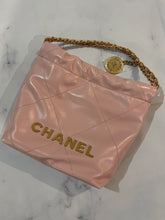 Load image into Gallery viewer, Chanel 23S Calfskin Pink Mini 22 Crossbody Bag