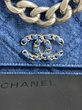 Load image into Gallery viewer, Chanel 19 Blue Denim Quilted WOC Crossbody Bag