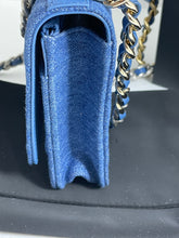 Load image into Gallery viewer, Chanel 19 Blue Denim Quilted WOC Crossbody Bag
