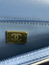 Load image into Gallery viewer, Chanel 19 Blue Denim Quilted WOC Crossbody Bag