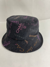 Load image into Gallery viewer, Chanel 22P Black Denim Bucket Hat