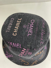 Load image into Gallery viewer, Chanel 22P Black Denim Bucket Hat