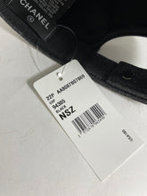 Load image into Gallery viewer, Chanel 22P Black Denim CC Baseball Hat