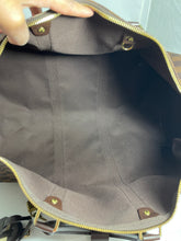 Load image into Gallery viewer, Louis Vuitton Damier Ebene Coated Canvas Keepall Luggage