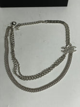 Load image into Gallery viewer, Chanel CC Multilayer 4 Chain Silvertone Necklace