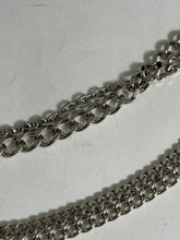 Load image into Gallery viewer, Chanel CC Multilayer 4 Chain Silvertone Necklace