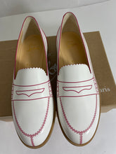 Load image into Gallery viewer, Christian Louboutin White Leather Loafer