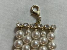 Load image into Gallery viewer, Chanel CC Crystal 5 Layer Faux PearlChoker Necklace