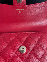 Load image into Gallery viewer, Chanel Classic Red Caviar Phone Holder Woc Small Handbag
