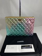 Load image into Gallery viewer, Chanel Reissue Rainbow Medium O case Clutch