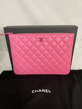 Load image into Gallery viewer, Chanel Bubblegum Pink Medium Ocase Clutch