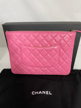 Load image into Gallery viewer, Chanel Bubblegum Pink Medium Ocase Clutch