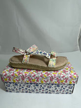 Load image into Gallery viewer, LoveShackFancy Loves Manebi Floral Gladiator Sandals