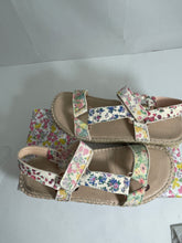 Load image into Gallery viewer, LoveShackFancy Loves Manebi Floral Gladiator Sandals