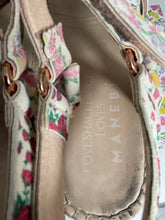 Load image into Gallery viewer, LoveShackFancy Loves Manebi Floral Gladiator Sandals