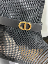 Load image into Gallery viewer, Christian Dior CD Black Empriente Mesh & Leather Boots Size 40.5