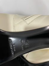 Load image into Gallery viewer, Saint Laurent Pearl White Leather Jane Ankle Boots