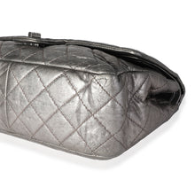 Load image into Gallery viewer, Metallic Pewter Crinkle Lambskin Reissue 2.25 227 Double Flap Bag
