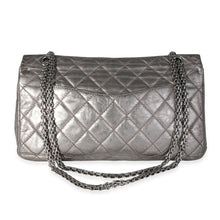 Load image into Gallery viewer, Metallic Pewter Crinkle Lambskin Reissue 2.25 227 Double Flap Bag
