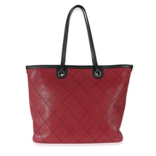 Load image into Gallery viewer, Burgundy Quilted Caviar Fever Tote
