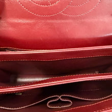 Load image into Gallery viewer, Burgundy Quilted Lambskin Small Trendy Flap Bag
