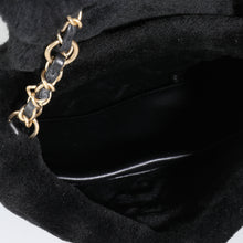 Load image into Gallery viewer, Black Quilted Shearling Paris Hamburg Small Backpack
