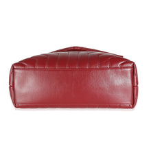 Load image into Gallery viewer, Burgundy Calfskin Medium Loulou Chain Bag
