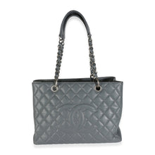 Load image into Gallery viewer, Grey Quilted Caviar Grand Shopping Tote
