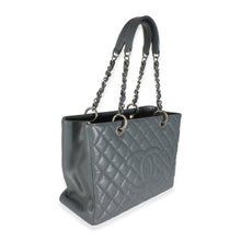 Load image into Gallery viewer, Grey Quilted Caviar Grand Shopping Tote
