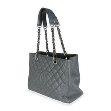 Load image into Gallery viewer, Grey Quilted Caviar Grand Shopping Tote
