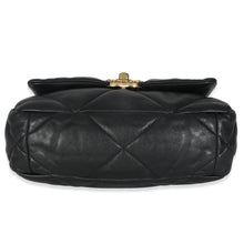 Load image into Gallery viewer, Black Quilted Lambskin Small Chanel 19 Flap Bag
