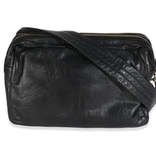 Load image into Gallery viewer, Vintage Black Lambskin Jersey Scales Camera Case
