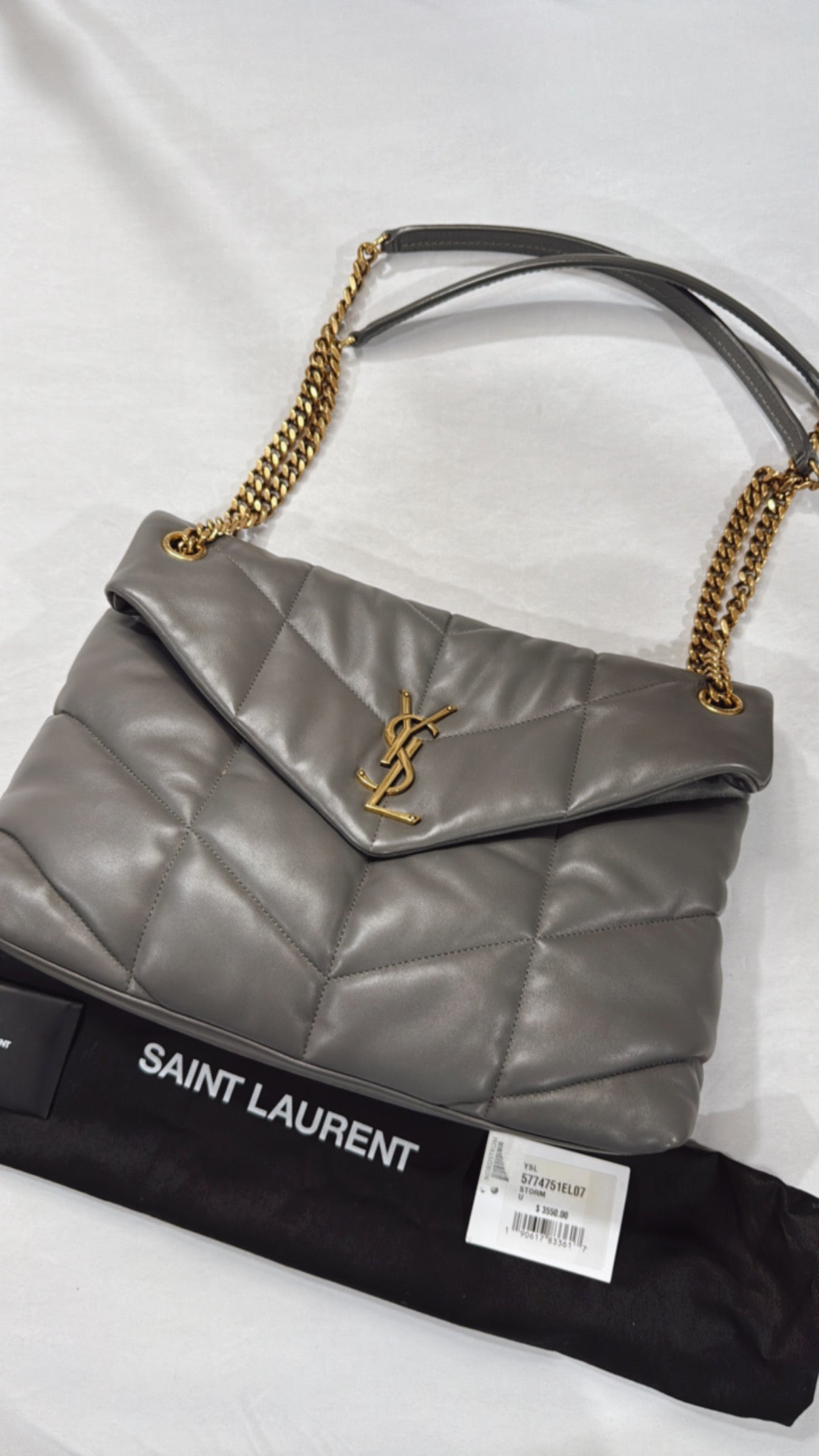 Saint Laurent YSL Medium Lou Lou Puffer