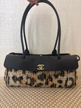 Load image into Gallery viewer, Chanel 2026 Small Leopard Print Tweed Urban Essentials Shopping Bag
