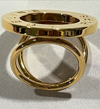 Load image into Gallery viewer, Celine Gold Tone Scarf Ring
