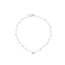 Load image into Gallery viewer, Gucci 18kt Rosegold Diamond Interlocking GG Necklace
