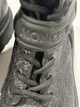 Load image into Gallery viewer, Moncler Black Metallic Pebbled Combat Boots
