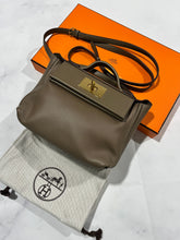 Load image into Gallery viewer, Hermes 24/24 Etoupe Evercolor Swift Mini Crossbody Bag
