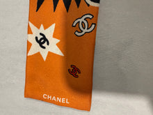 Load image into Gallery viewer, Chanel Comic Multicolor Twilly Silk Scarf
