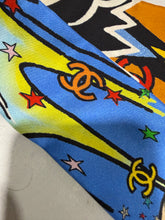 Load image into Gallery viewer, Chanel Comic Multicolor Twilly Silk Scarf
