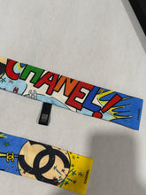 Load image into Gallery viewer, Chanel Comic Multicolor Twilly Silk Scarf
