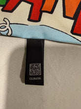 Load image into Gallery viewer, Chanel Comic Multicolor Twilly Silk Scarf
