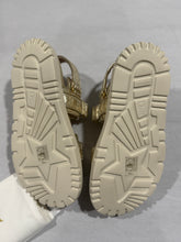 Load image into Gallery viewer, Dior DiorAct Gold Metallic Dad Sandals
