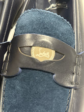 Load image into Gallery viewer, Christian Louboutin Marine Navy Penny Loafer

